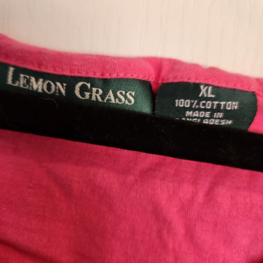 Lemon Grass Casual Pink Tank Top for Women Size XL Euc - Picture 2 of 3